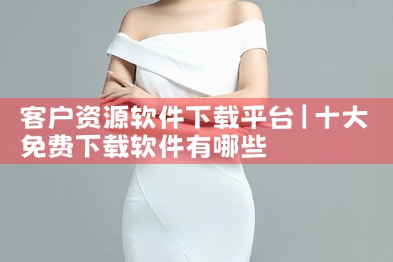 客户资源软件下载平台