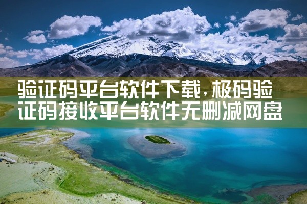 验证码平台软件下载