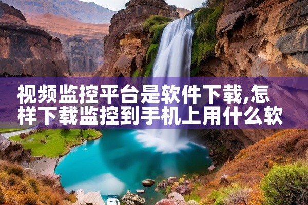 视频监控平台是软件下载