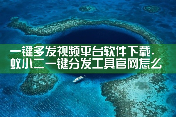 一键多发视频平台软件下载