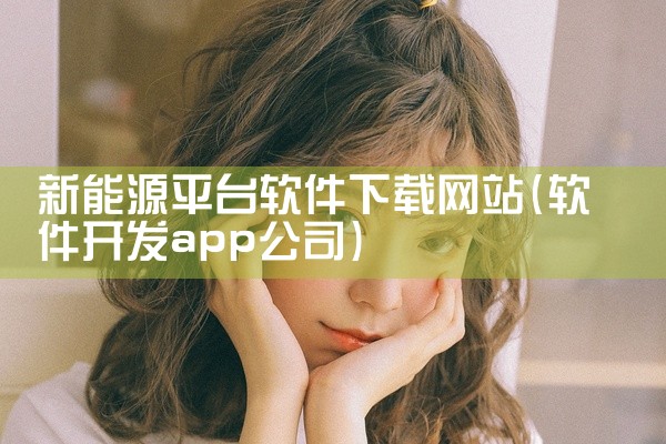 新能源平台软件下载网站